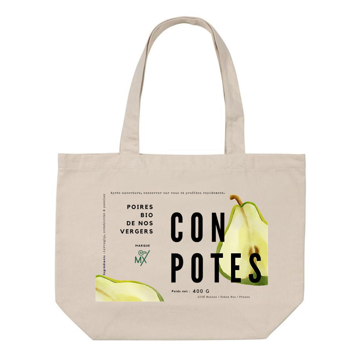 Image front Shopping bag Bio - Con amigas