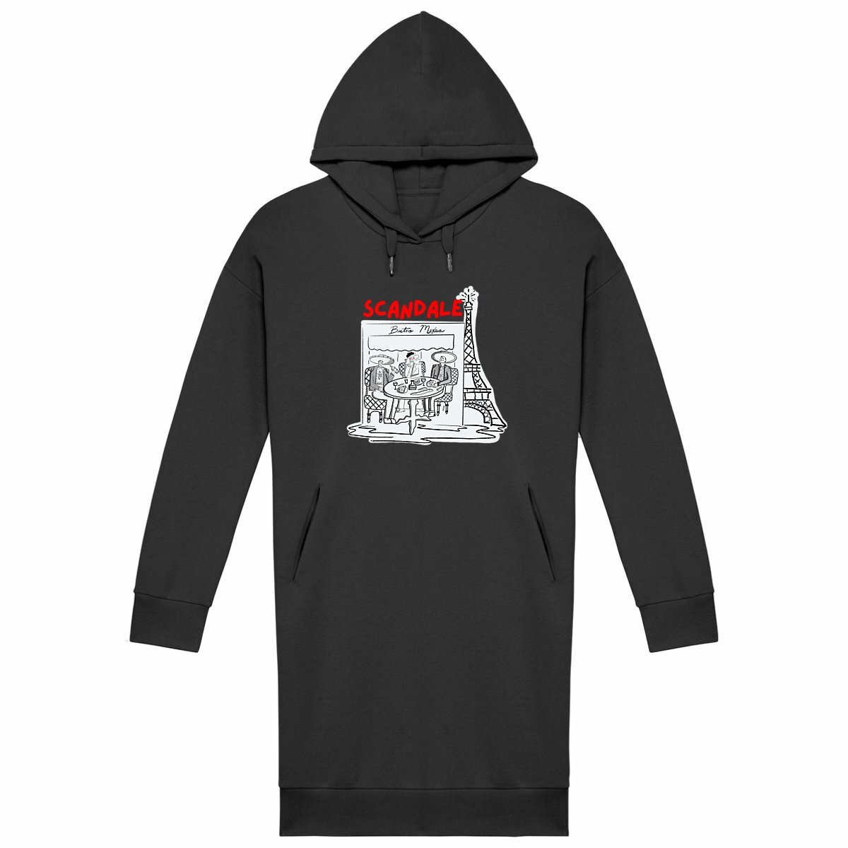 Image front Robe Sweat Femme Chic Collection Ruth Morelos - Scandale