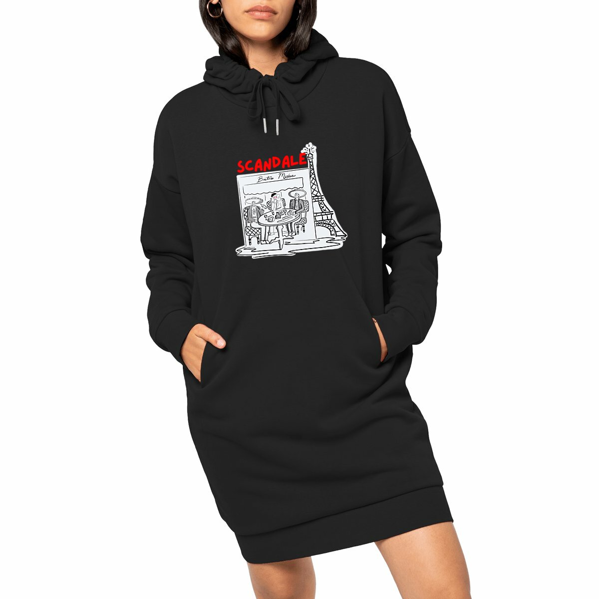 Image front Robe Sweat Femme - Ramène ta fraise 