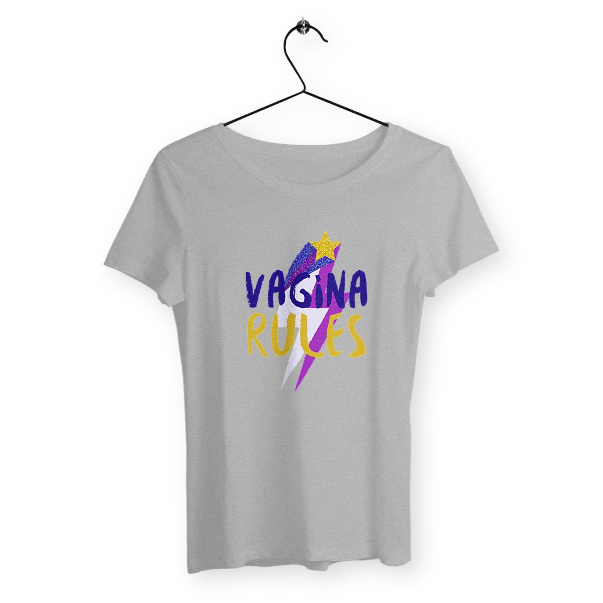 Image front T-shirt Femme Classique Vagina Rules