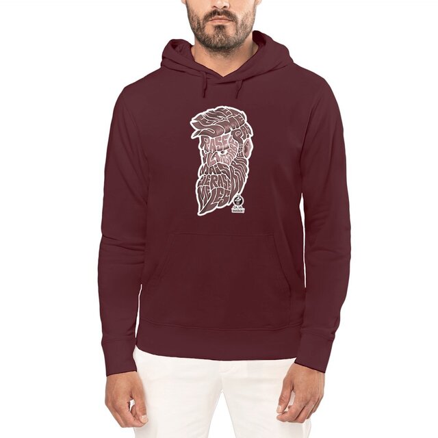 Image front Sweat "Je Ne Me Rase Pas La Barbe Mais..."