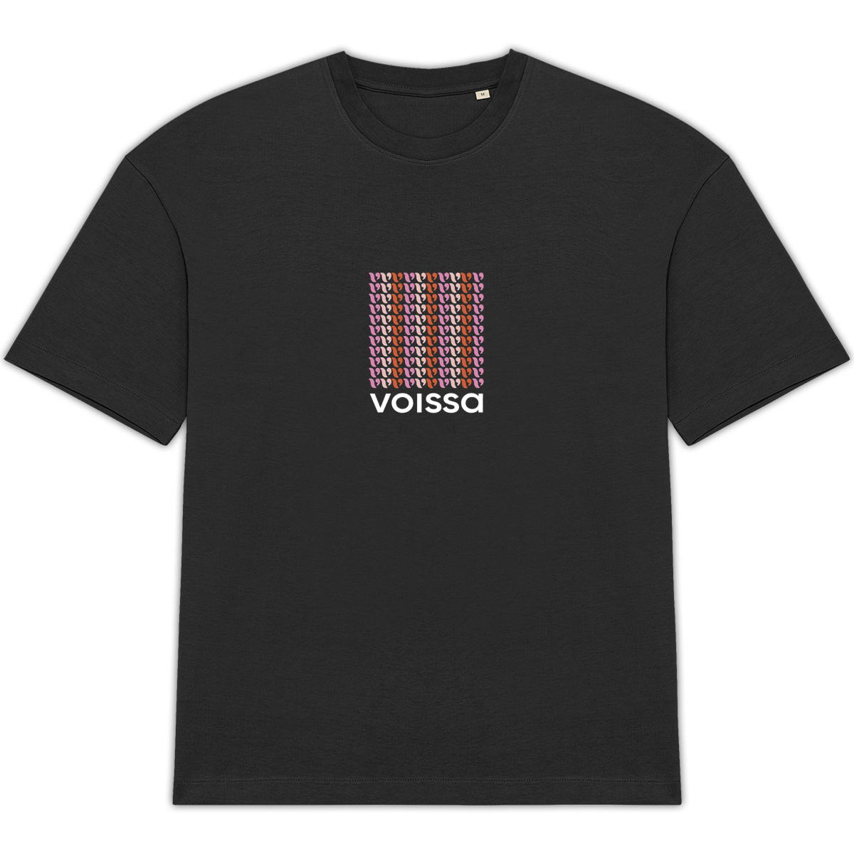 Tshirt noir motif Voissa - Image