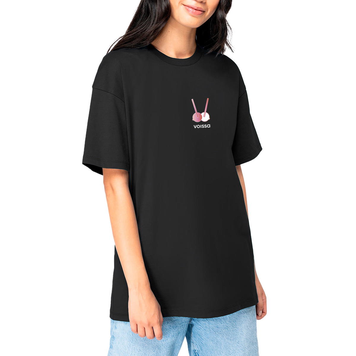 T-shirt Bonbon noir