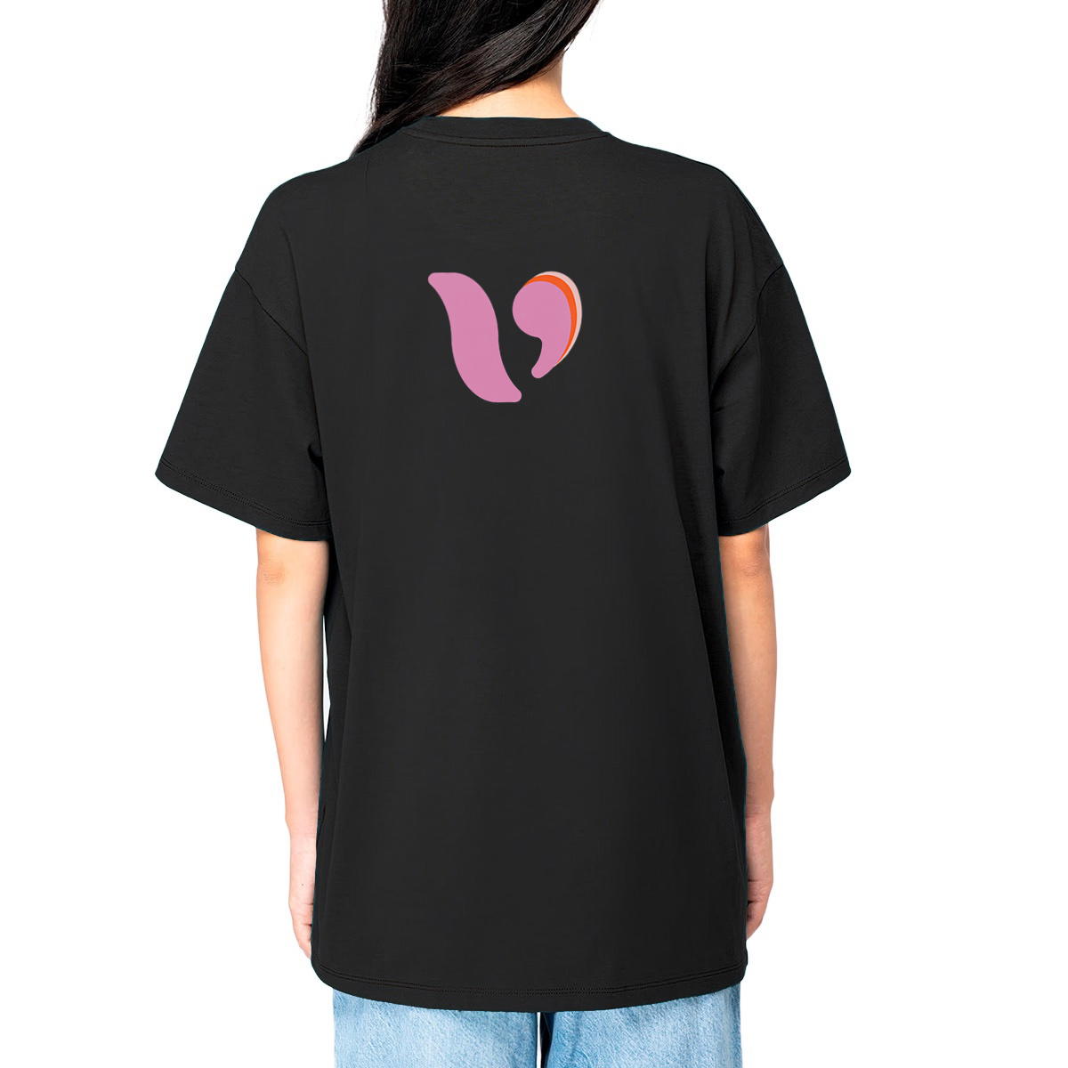 T-shirt Voissa noir basic