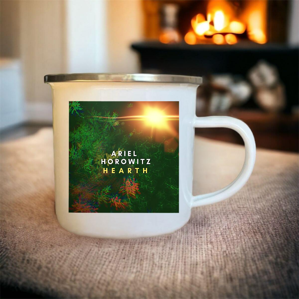 Hearth Album Enamel Mug
