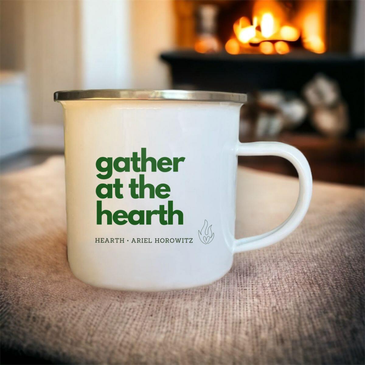 Gather at the Hearth Enamel Mug