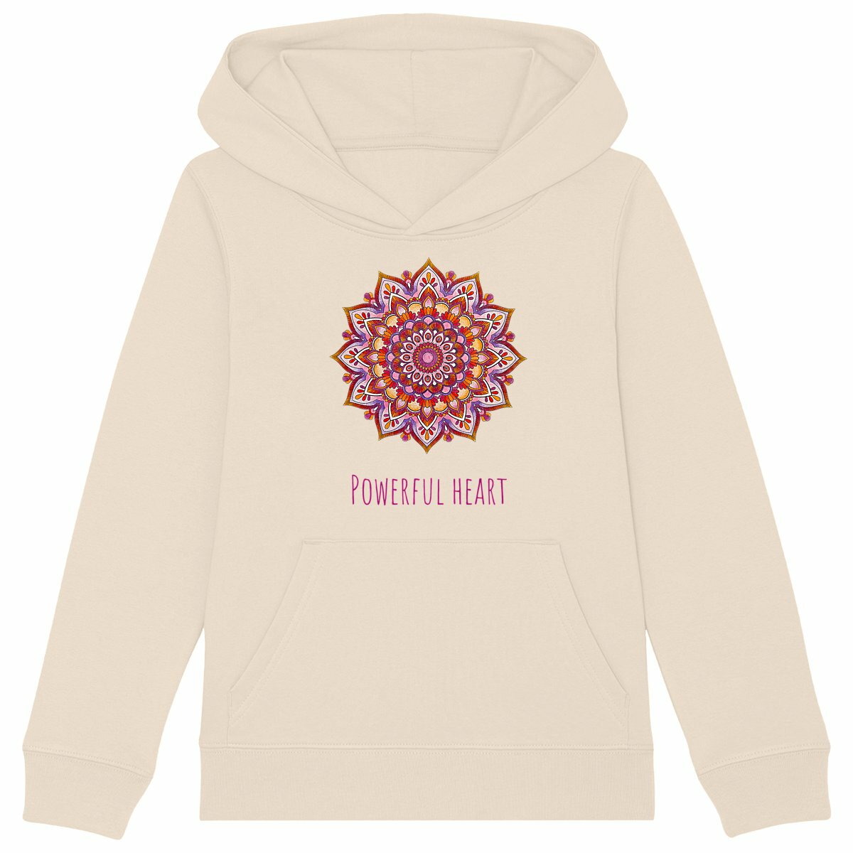 Image front Powerful Heart Kids hoodie