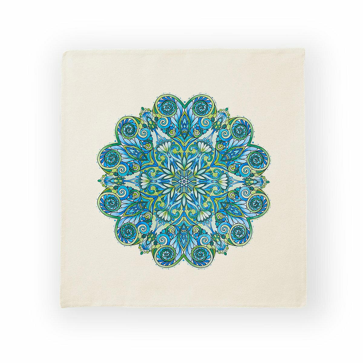 Image back Natural Star Cotton cushion cover