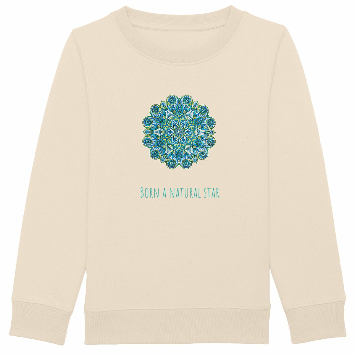 Image back Born a natural star Kids Sweatshirt