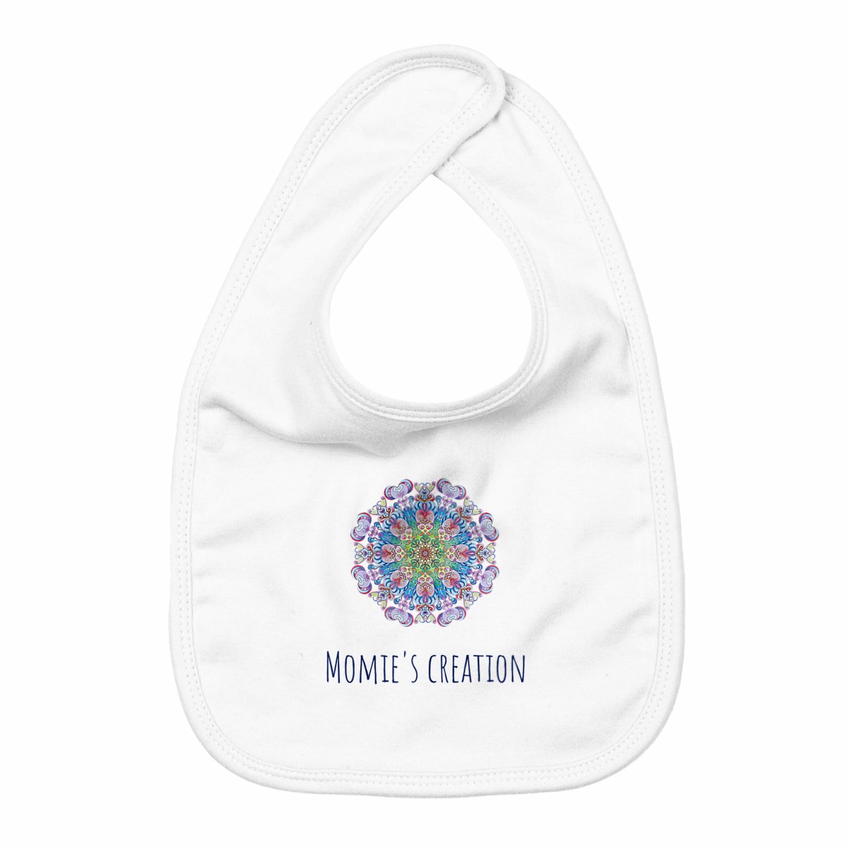 Image back "Momie's creation" baby bib