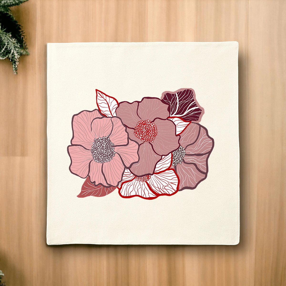 Image front Exploring the inner self Cotton cushion cover