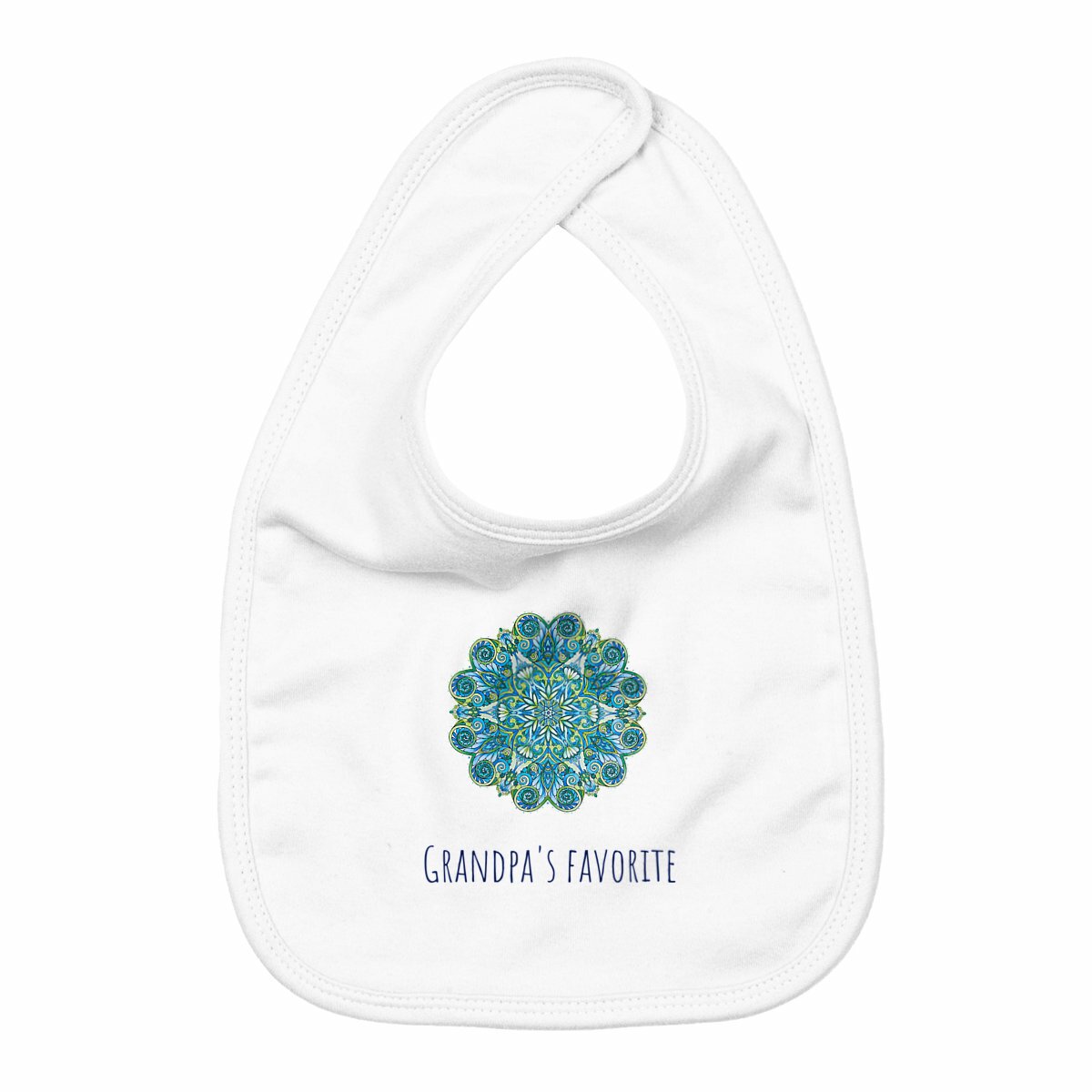 Image back "Grandpa's favorite" baby bib