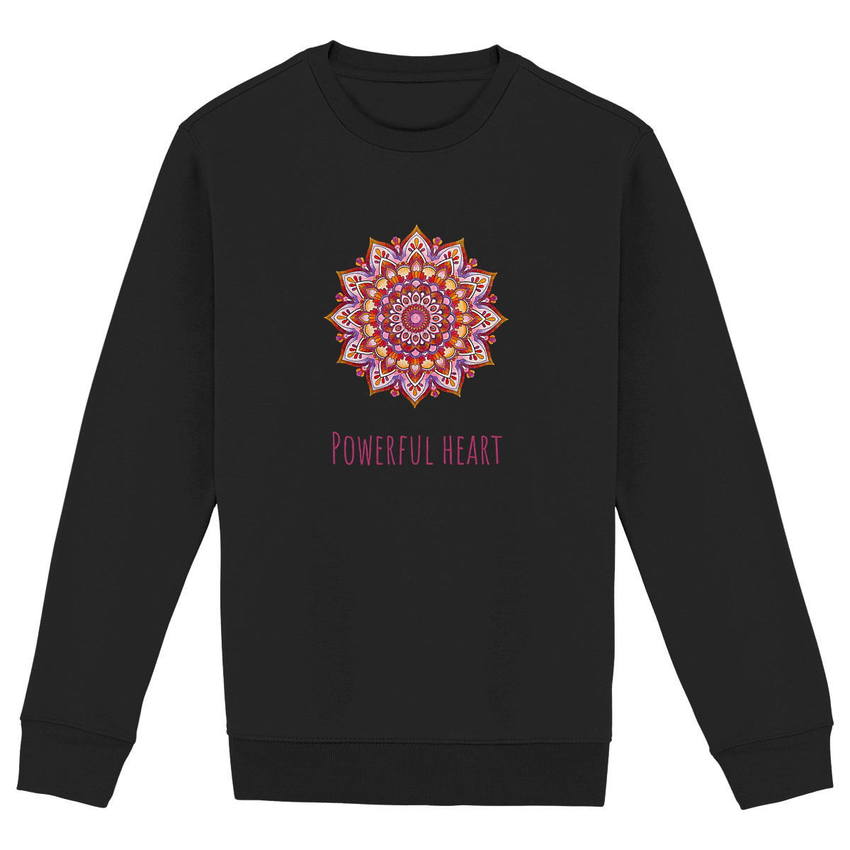 Image back Powerful Heart unisex sweatshirt