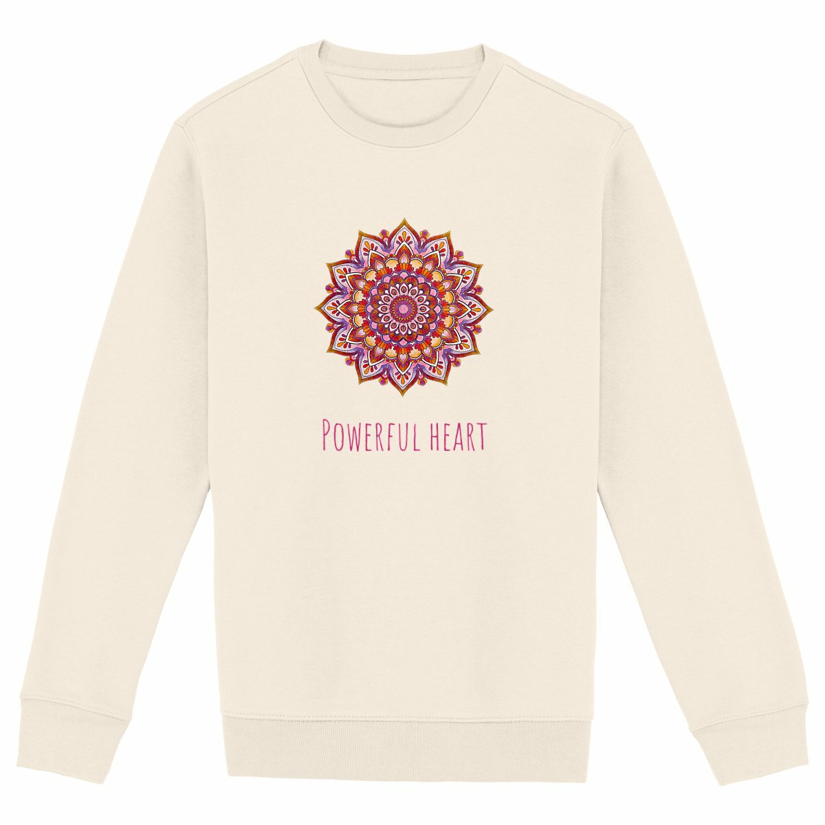 Image front Powerful Heart unisex sweatshirt