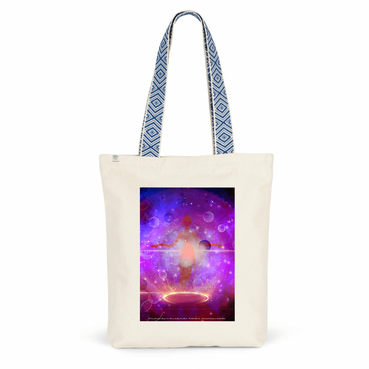 Image back The birth of the soul Ethnic totebag