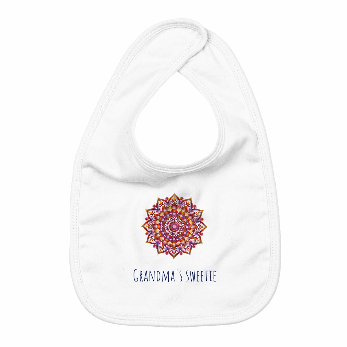 Image back "Grandma's sweetie" baby bib