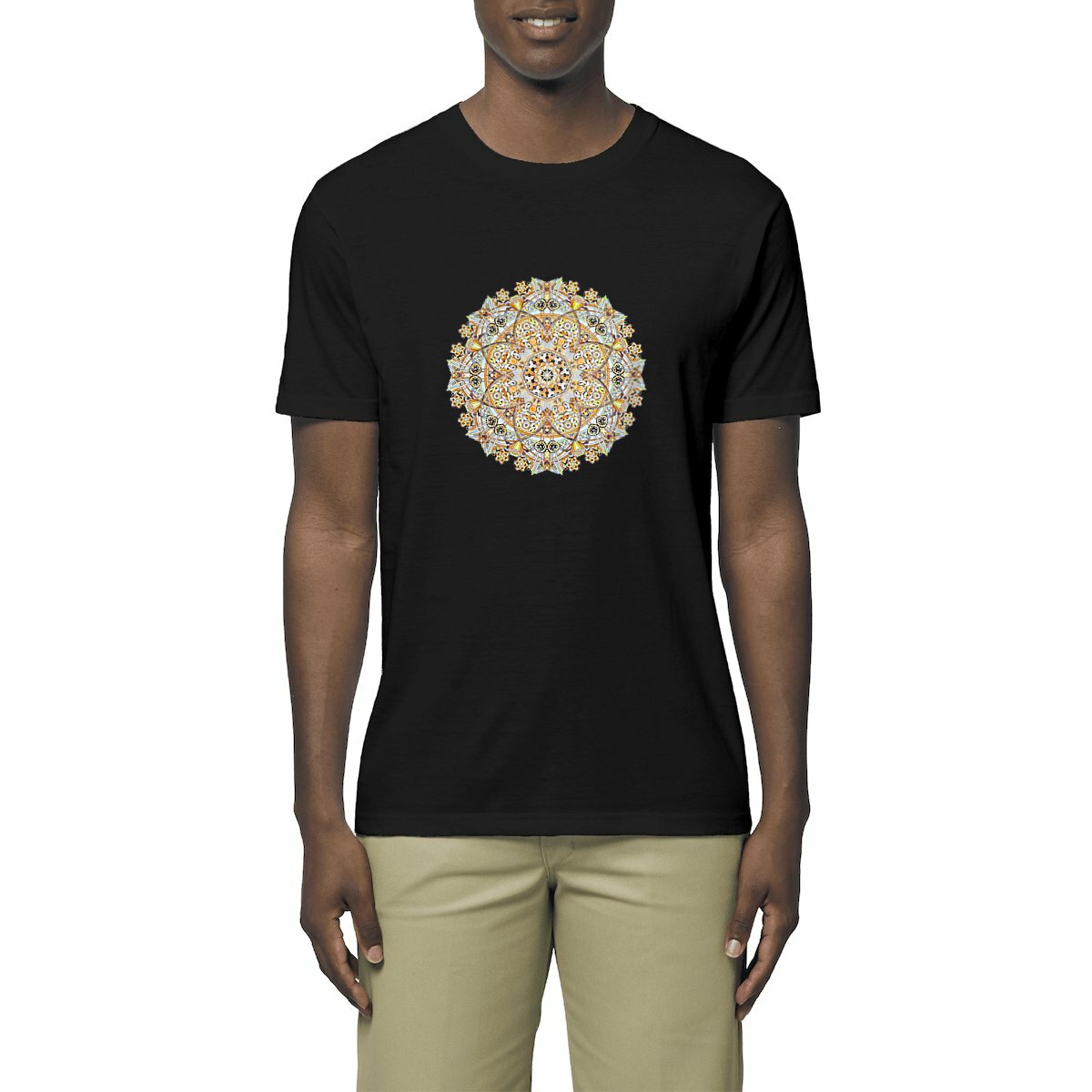 Image front Golden Mandala Men's T-shirt