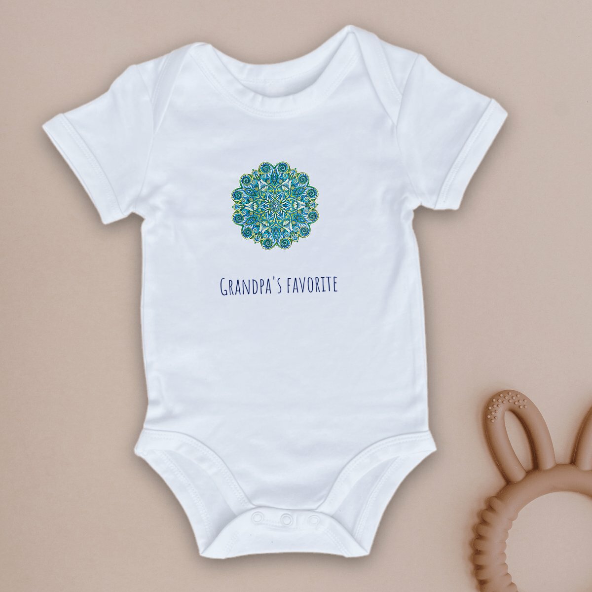 Image front Grandpa's favorite Baby bodysuit