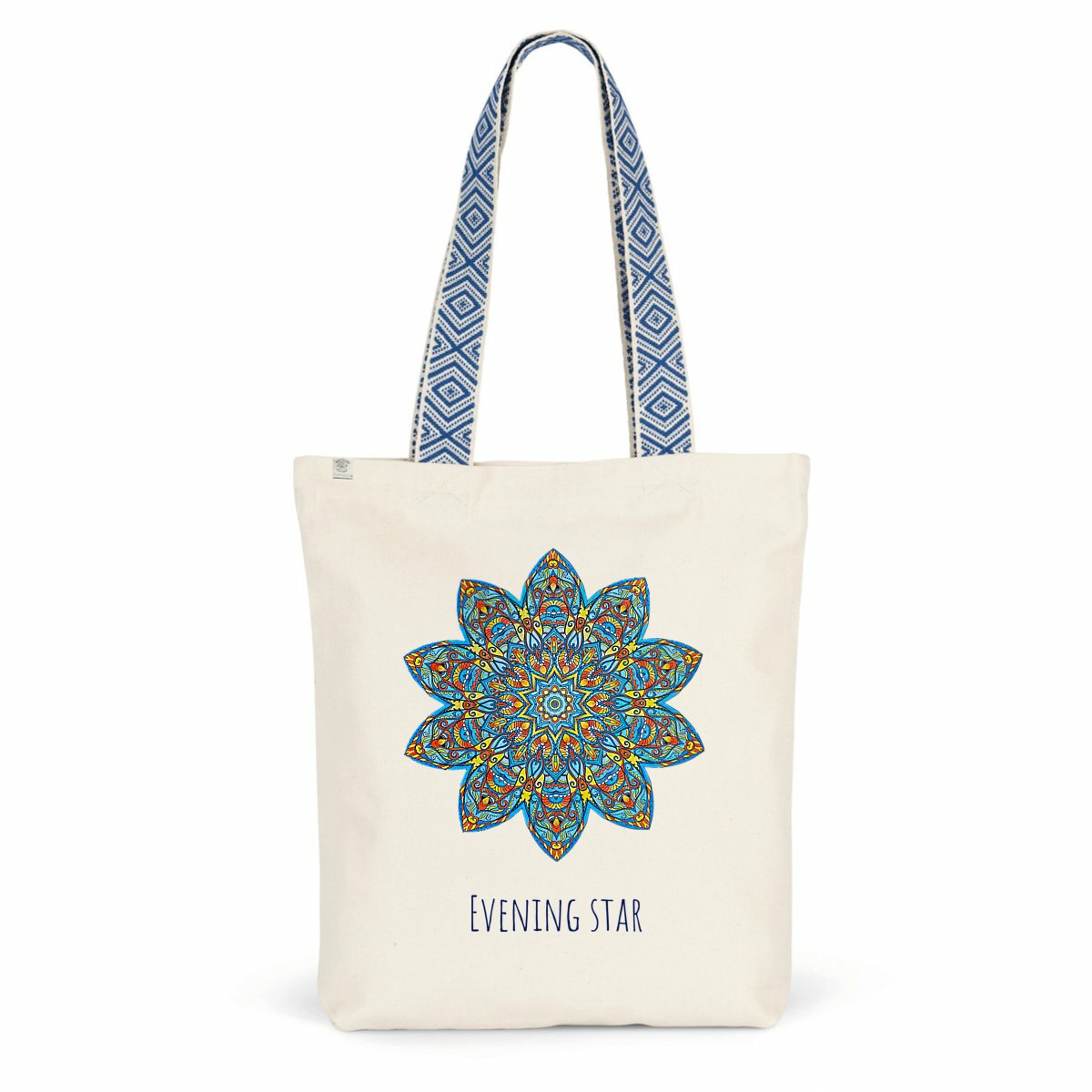 Image front Evening Star Ethnic totebag