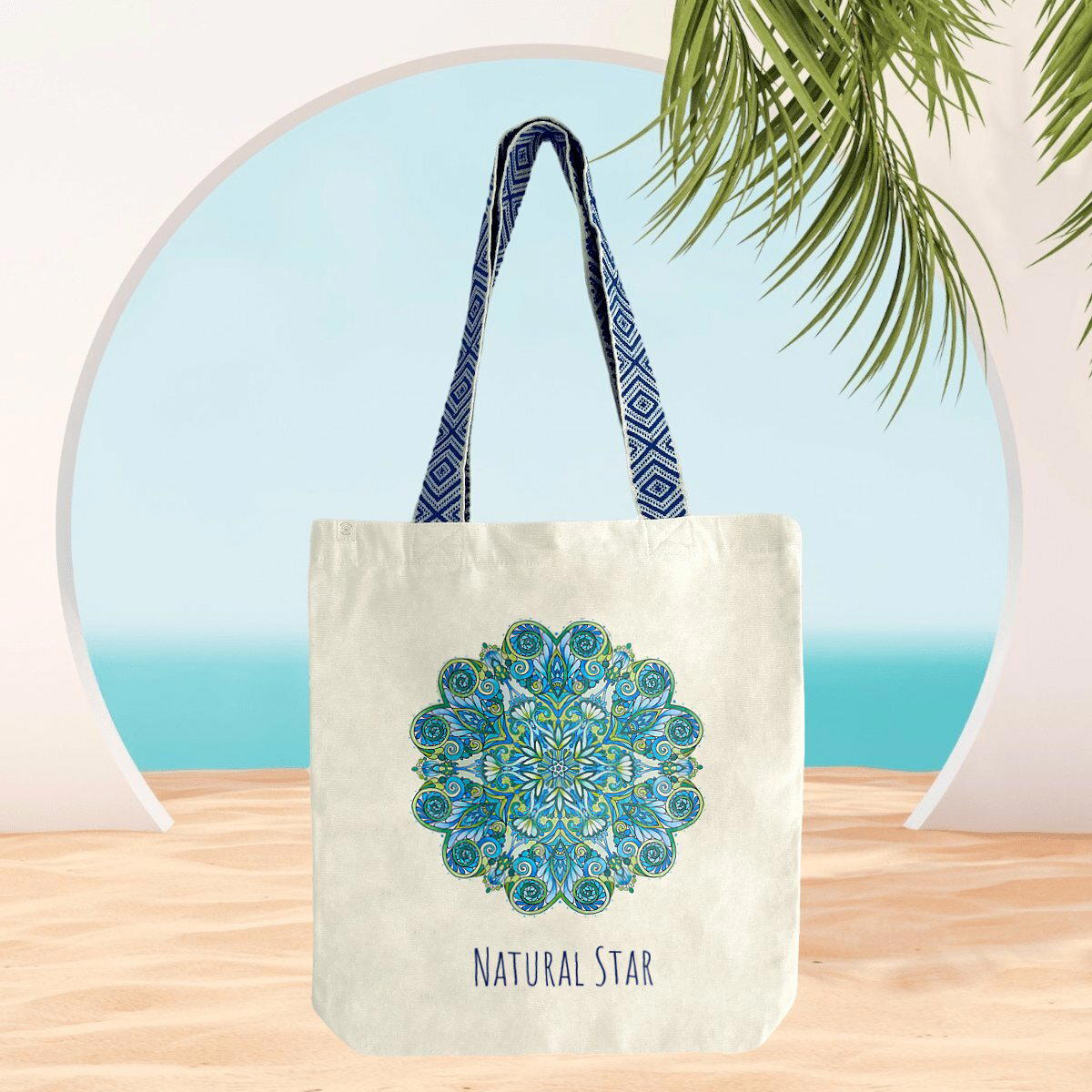 Image front Natural Star Ethnic Totebag