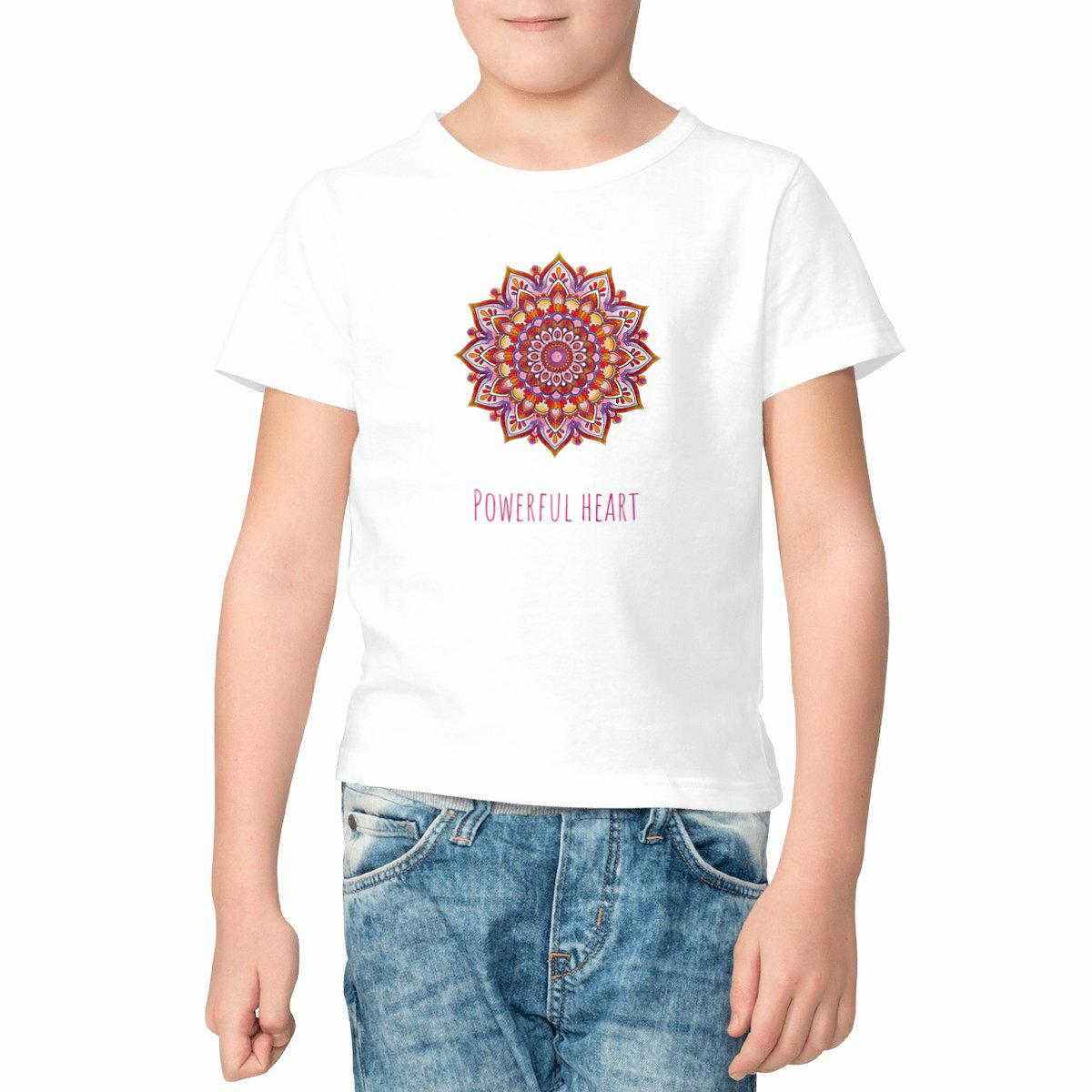 Image front Powerful Heart Kids T-shirt