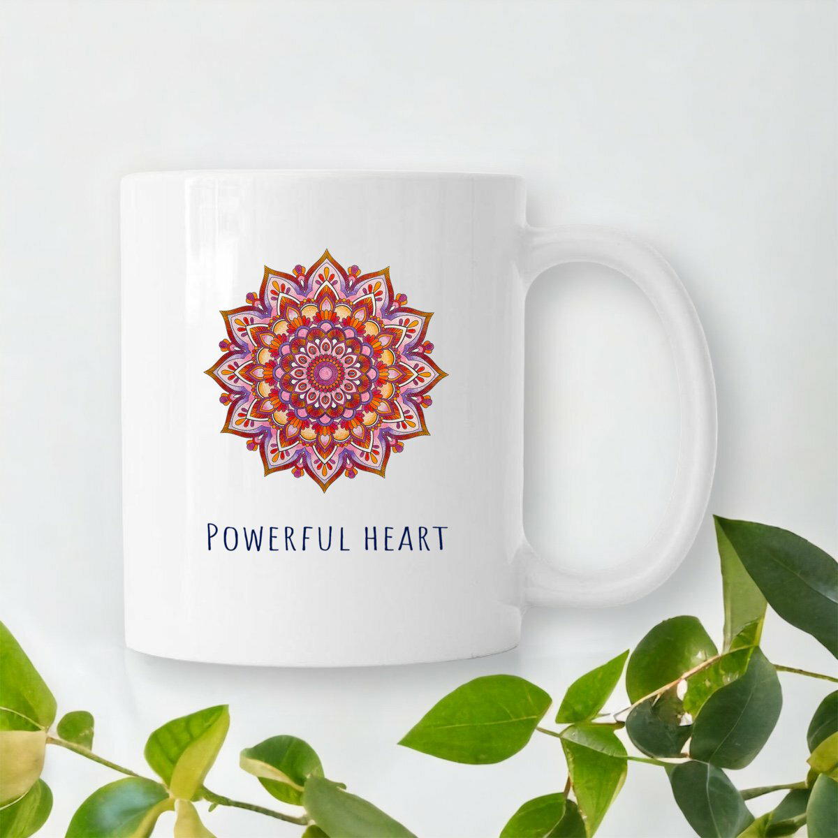 Image front Powerful Heart Mug