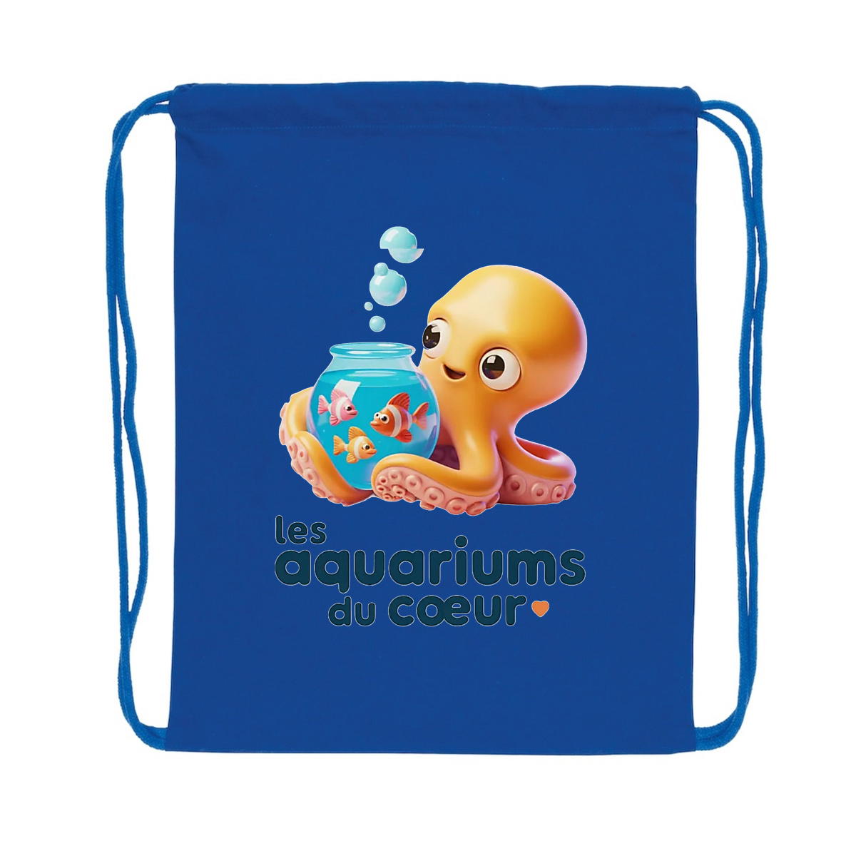 Sac à dos à cordelettes recyclé - Image