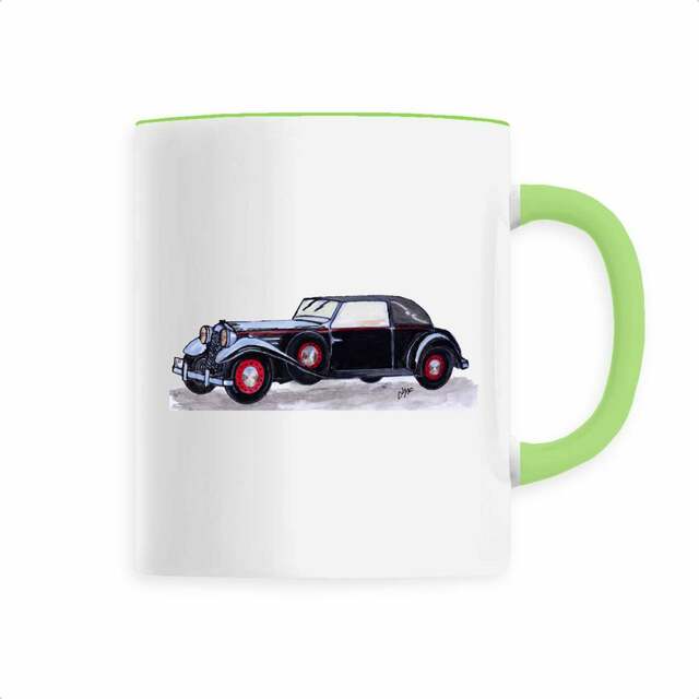 Image back Mug Céramique « Voiture ancienne ». Voiture ancienne JFD. D39-N40