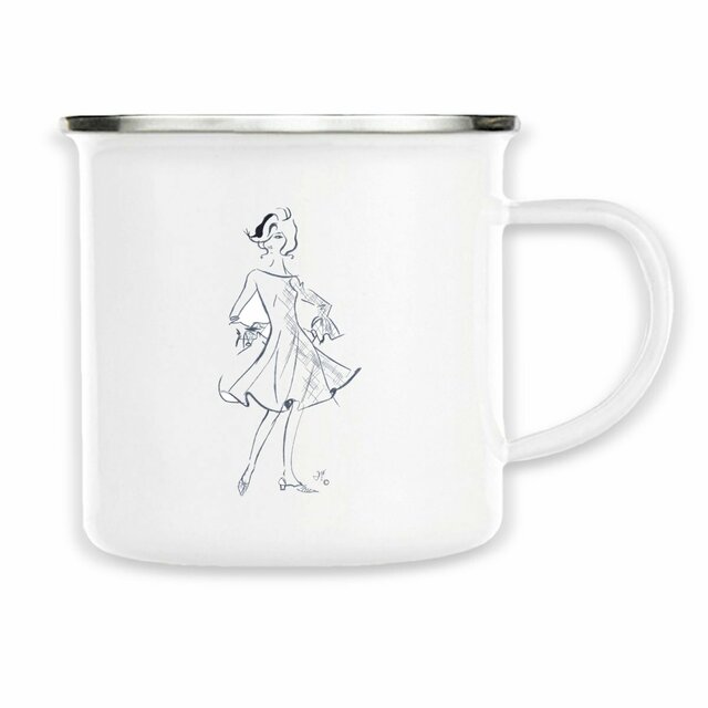 Image back Mug Métal « Série French Touch Élégance ™ ». DA-39 