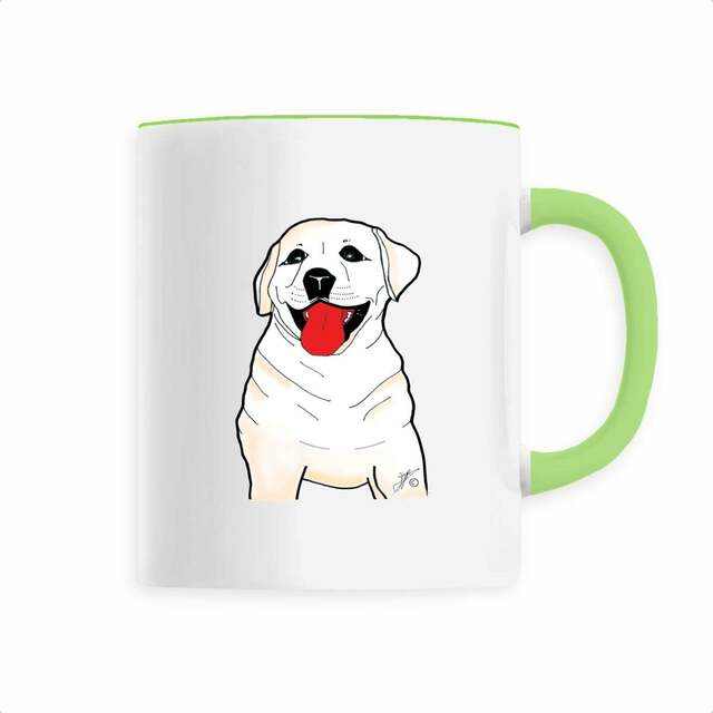 Image back Mug Céramique « SULTAN le labrador ». Labrador. D5-N40