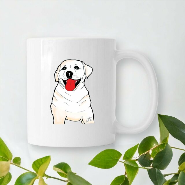 Image front Mug Céramique « SULTAN le labrador ». Labrador. D5-N40