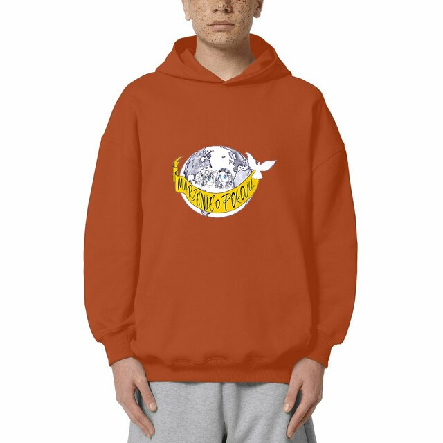 Image front Sweat à capuche Unisexe Oversized «Rêve de Paix» PO-Manga-ados- bandeau polonais.D97A-N10