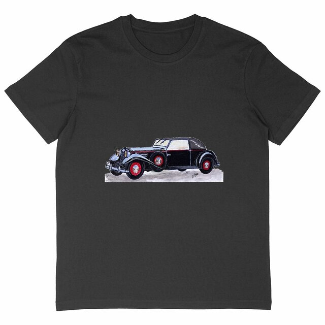 Image back T-shirt Homme Oversized "Voiture ancienne ». Voiture ancienne JFD. D39-N44