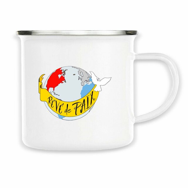 Image back Mug Métal « Rêve de Paix ». D64-N39