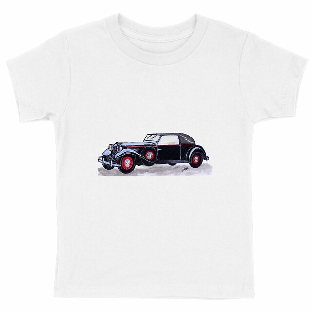 Image back T-shirt Enfant Épais « Voiture ancienne ». Voiture ancienne JFD. D39-N49
