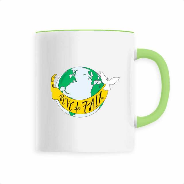 Image back Mug Céramique « Rêve de Paix ».  D52-N40 