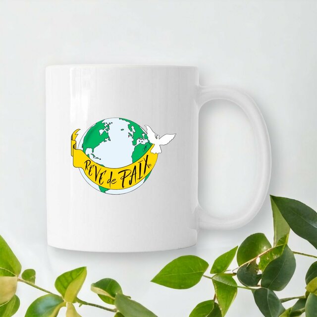 Image front Mug Céramique « Rêve de Paix ».  D52-N40 