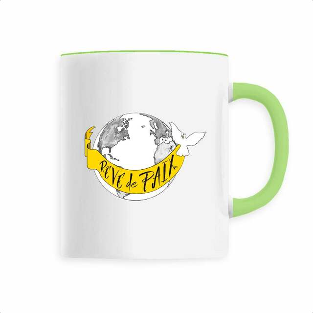 Image back Mug Céramique « Rêve de Paix ». D85-N40