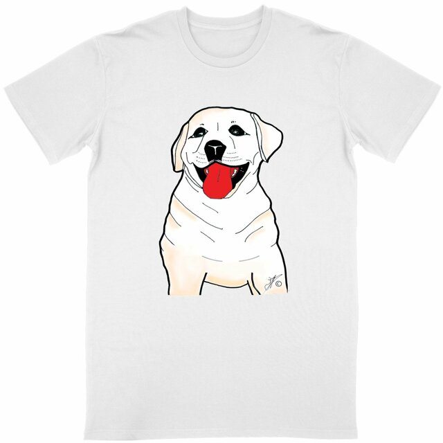 Image back T-shirt Unisexe Classique « SULTAN le labrador » Chien labrador. D5-N8