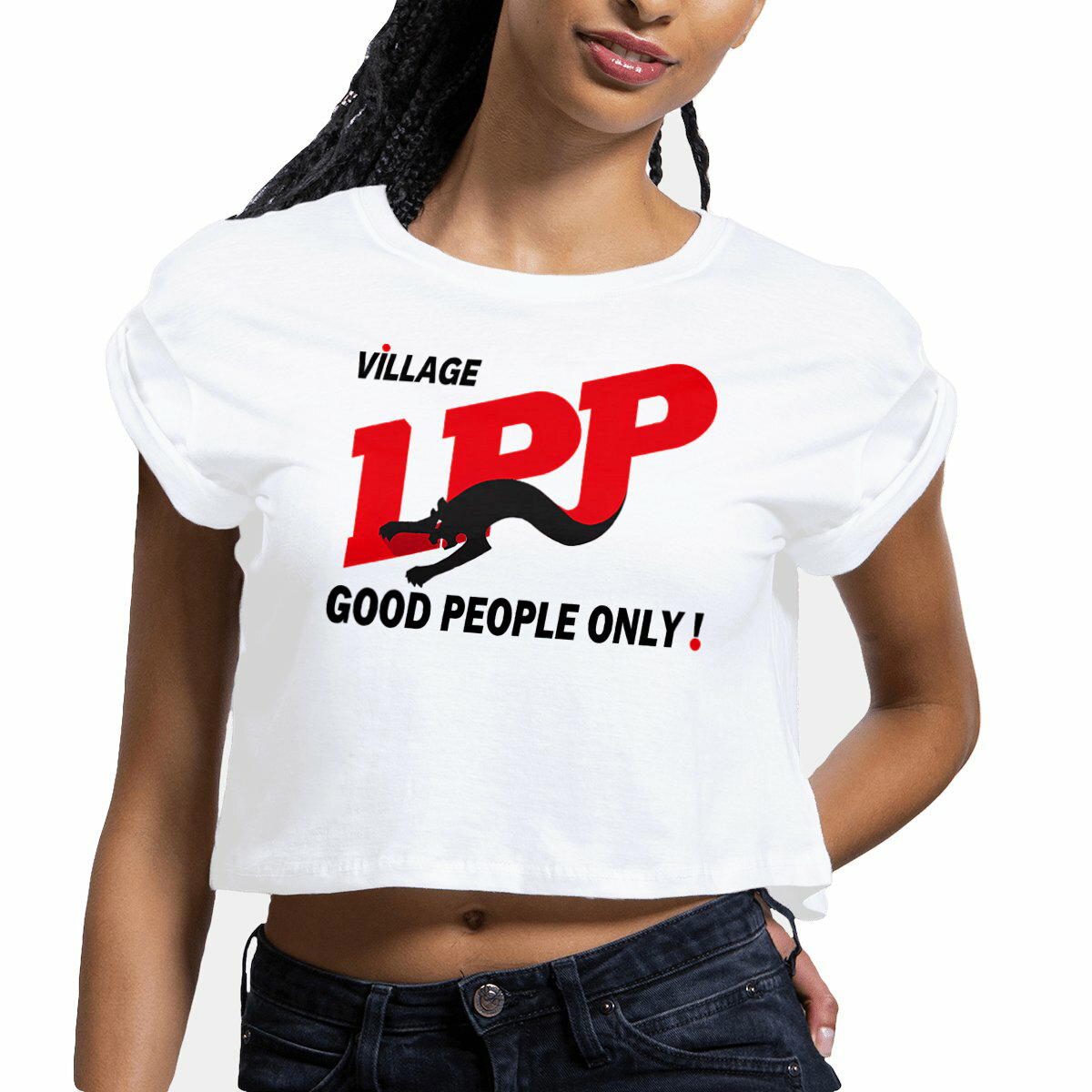 Image front Le Crop Top léger : "Village LPP"