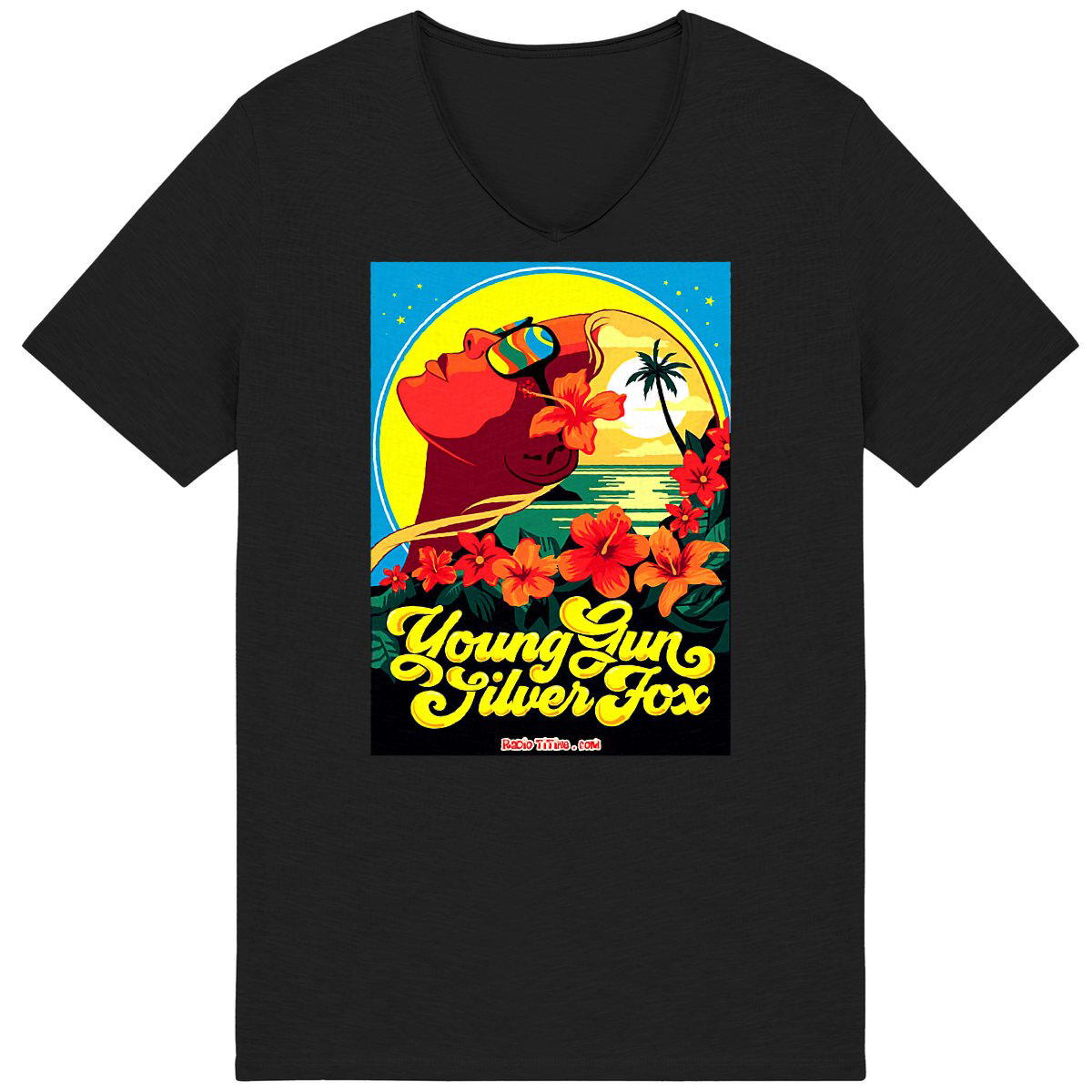 Image back Le T-Shirt cool "Young Gun Silver Fox" (Homme)