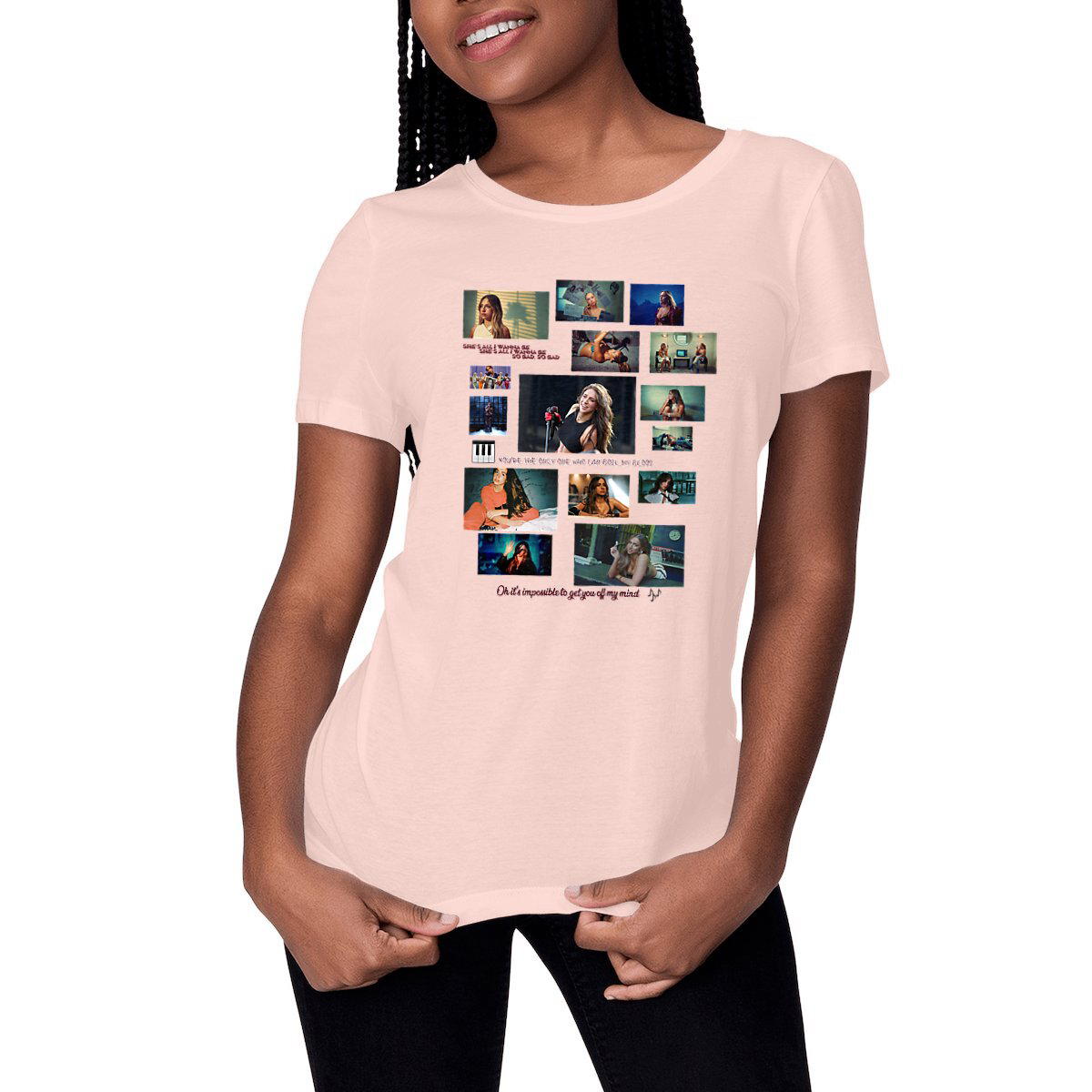 Image front Le T-Shirt Femme "Fan de Tate McRae"