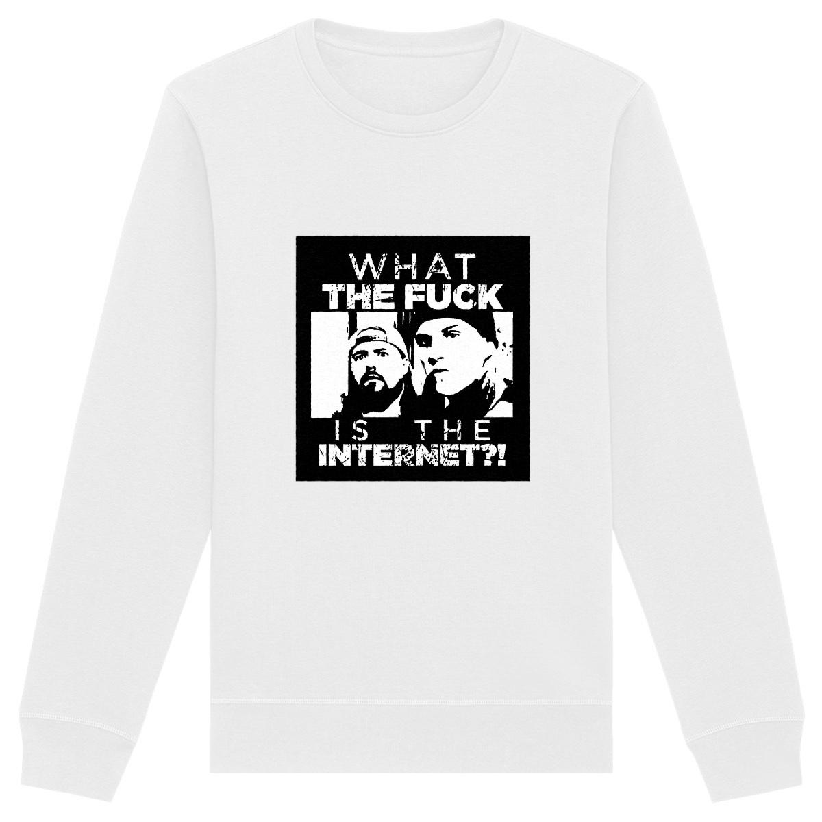 Image back Le Sweat Shirt (H/F) "What the fuck is the Internet ?"