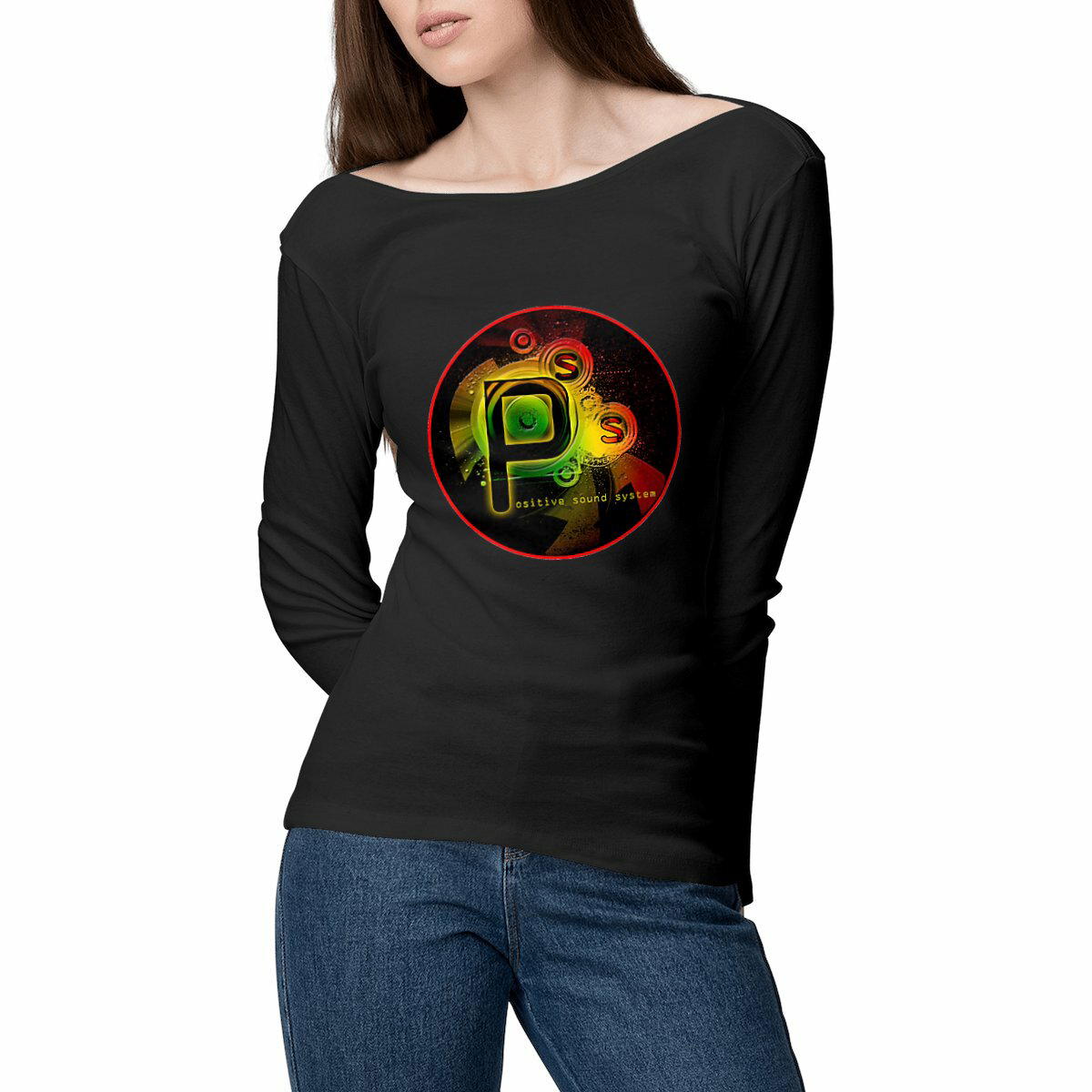 T-shirt léger Femme POSITIVE SOUND-SYSTEM