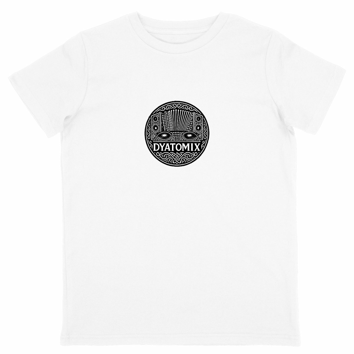 T-shirt enfant léger DYATOMIX Black & White  - Image