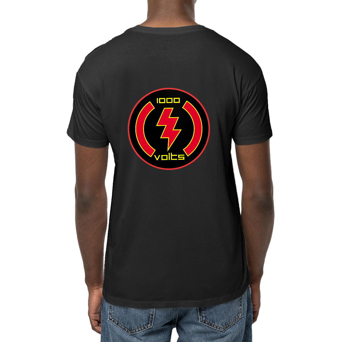 T-shirt unisexe 1000Volts NC – Style underground en coton bio 