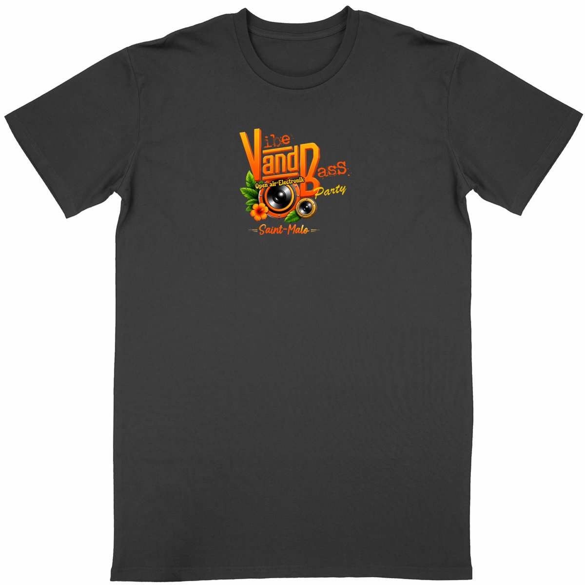 T-shirt unisexe VIBE & BASS – Summer Edition (recto/verso) - Image