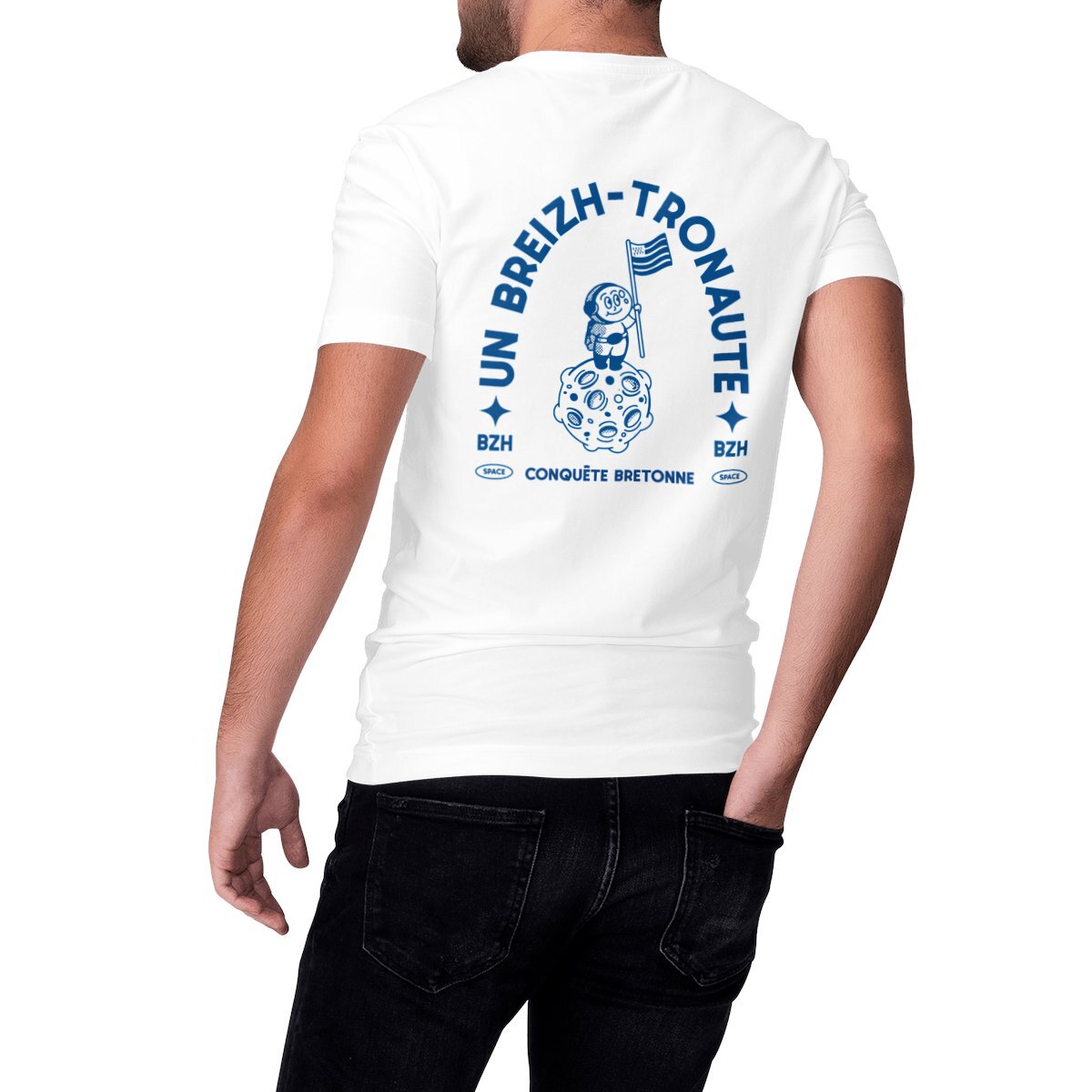 Image front T-shirt Breizh-tronaute