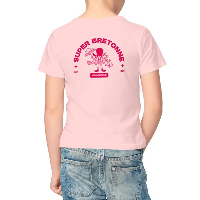 Image front T-shirt enfant Super Bretonne