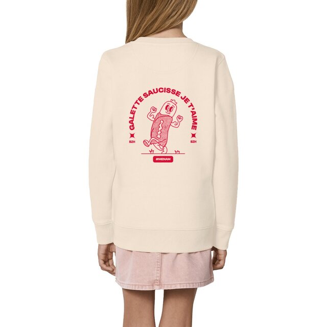 Image front Sweat enfant Galette Saucisse